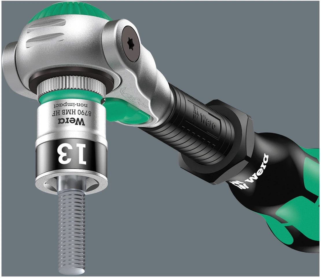 Wera Carraca 8100 SA All-in Zyklop Speed 1/4" Con Juego De Bits - Imagen 3