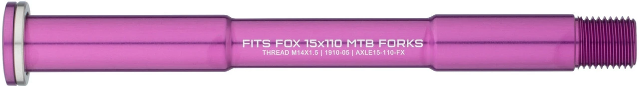 Eje Pasante 15 X 110 Mm Boost Para Fox Racing Shox - Imagen 2