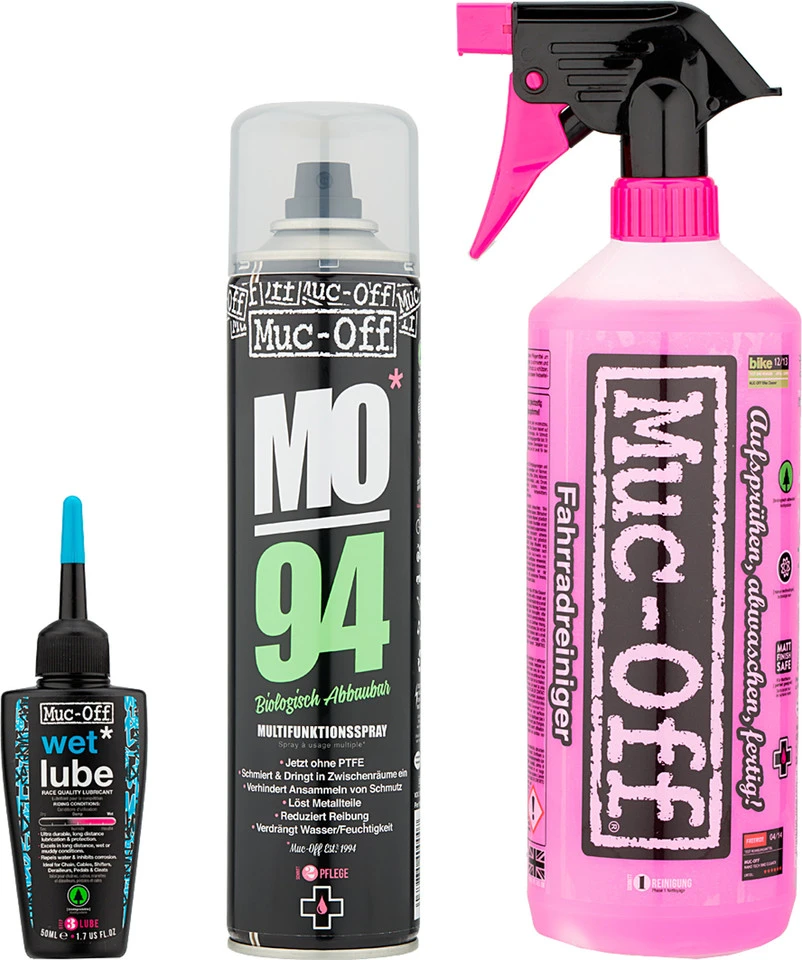 Muc-Off Set De Limpieza Wash, Protect & Lube Kit