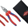 KNIPEX Set De Alicates Cobra Y Universales De Punta En Bolsa Cinturón Herram.